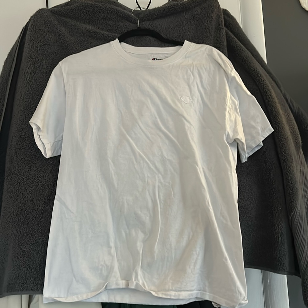 White t shirt, champion brand